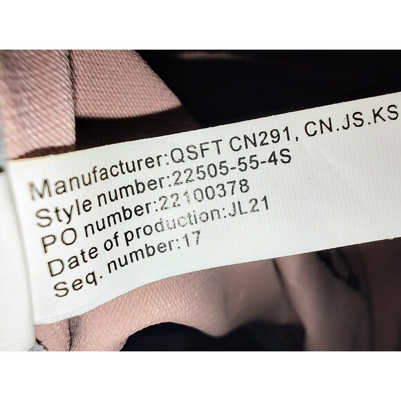 Women's Pink TAG two compartment small travel bag Soft Case With Measurements - Picture 2 of 10